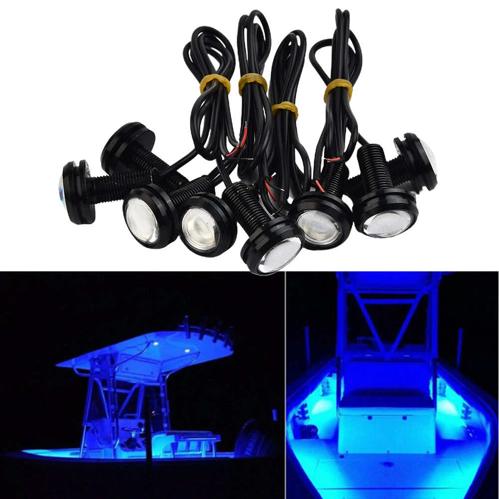 8x LED Boat Lights Waterproof Underwater Troll Swimming Pool Pond Fountain Lamp Car Lighting Accessories Flood Beam 12V
8x LED Boat Lights Waterproof Underwater Troll Swimming Pool Pond Fountain Lamp Car Lighting Accessories Flood Beam 12V