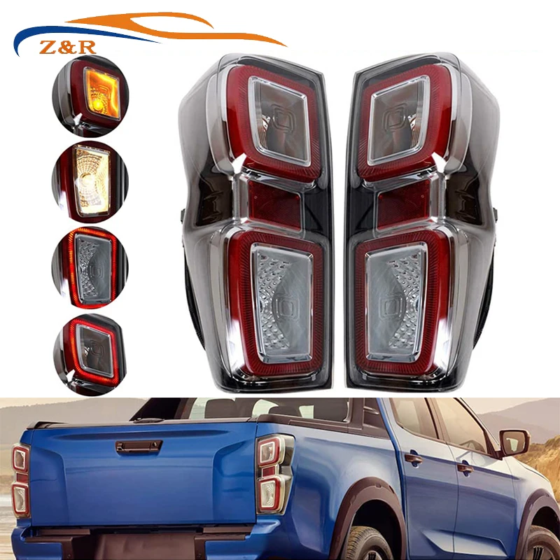 Tail Lights For Isuzu For D-max 2020+ Car Exterior Rear Light Auto Parts Tail Light Brake Rear Lamp Smoke Black Taillight
Tail Lights For Isuzu For D-max 2020+ Car Exterior Rear Light Auto Parts Tail Light Brake Rear Lamp Smoke Black Taillight