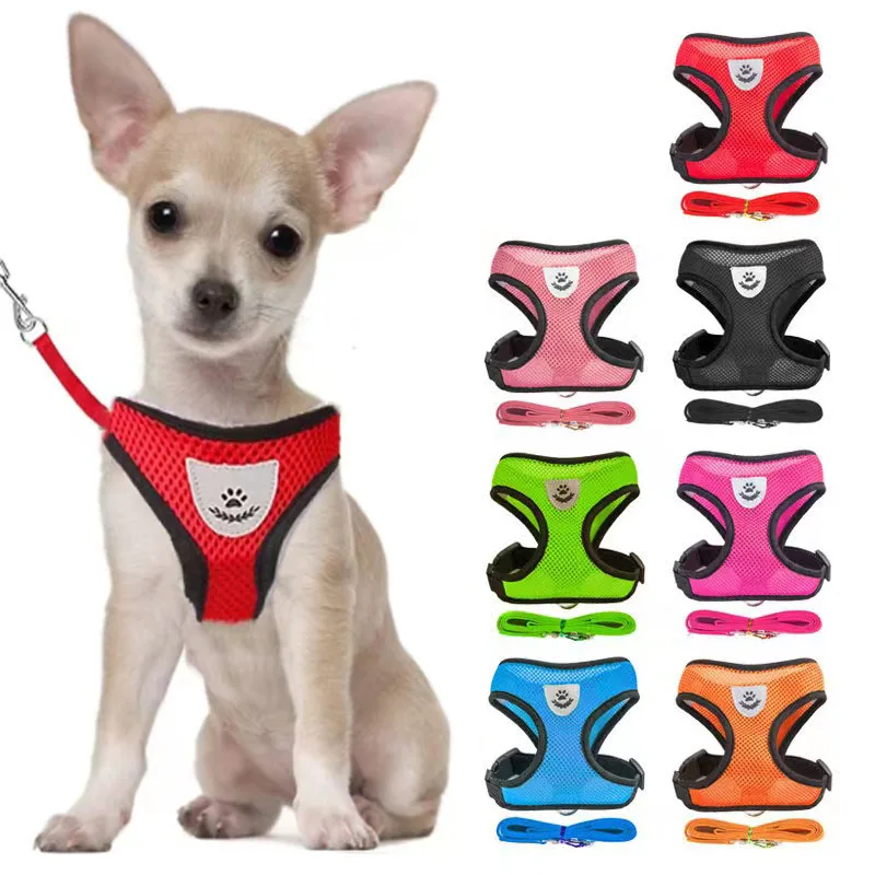 Dogs Puppy Harness Collar Cat Dog Adjustable Vest Walking Lead Leash Soft Breathable Mesh Harness For Small Medium Pet Supplies
Dogs Puppy Harness Collar Cat Dog Adjustable Vest Walking Lead Leash Soft Breathable Mesh Harness For Small Medium Pet Supplies