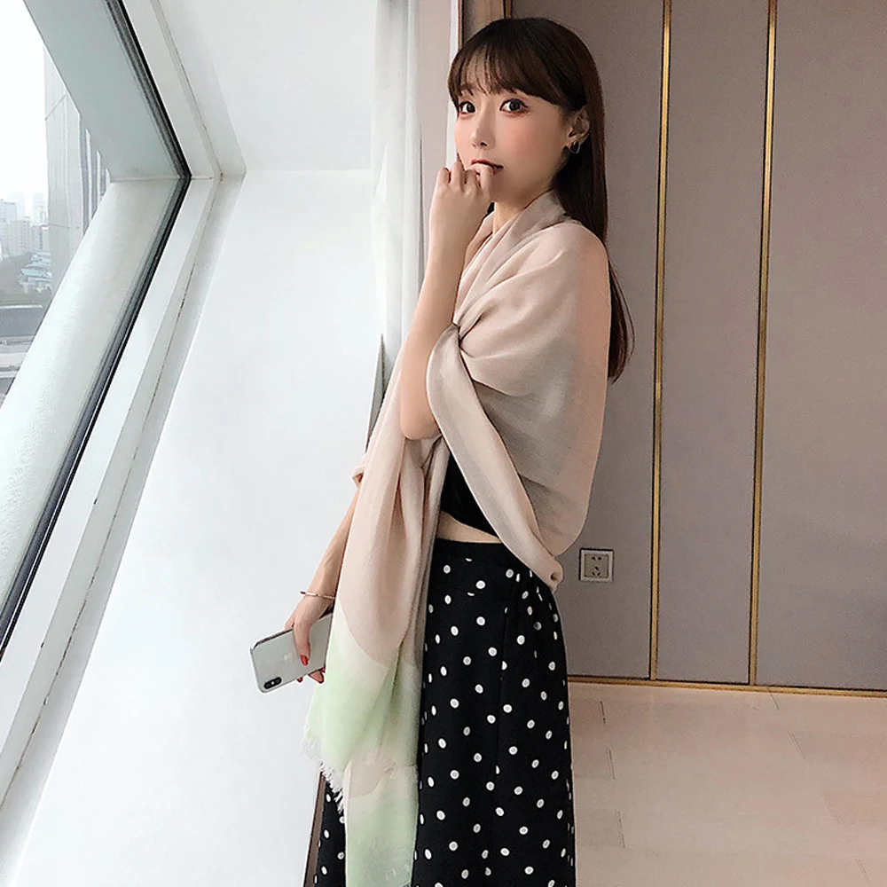 Fashion Woman Scarf Shawl Female Autumn Winter Warmer Long Voile Elegant Casual Simple Scarves Wrap Stole Shawl Gift 3+WB19#
Fashion Woman Scarf Shawl Female Autumn Winter Warmer Long Voile Elegant Casual Simple Scarves Wrap Stole Shawl Gift 3+WB19#
