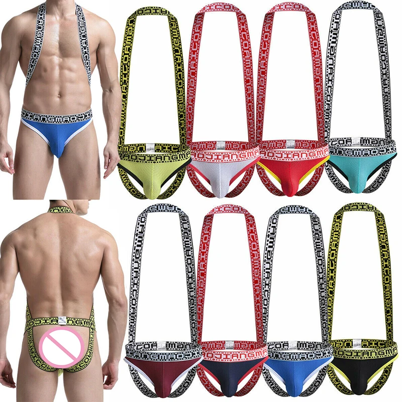 One-piece Leotard Male Gay Jockstraps Backless Underwear Sexy Mens Undershirts Sports Wrestling Singlet Jumpsuits Mesh Bodysuits
One-piece Leotard Male Gay Jockstraps Backless Underwear Sexy Mens Undershirts Sports Wrestling Singlet Jumpsuits Mesh Bodysuits