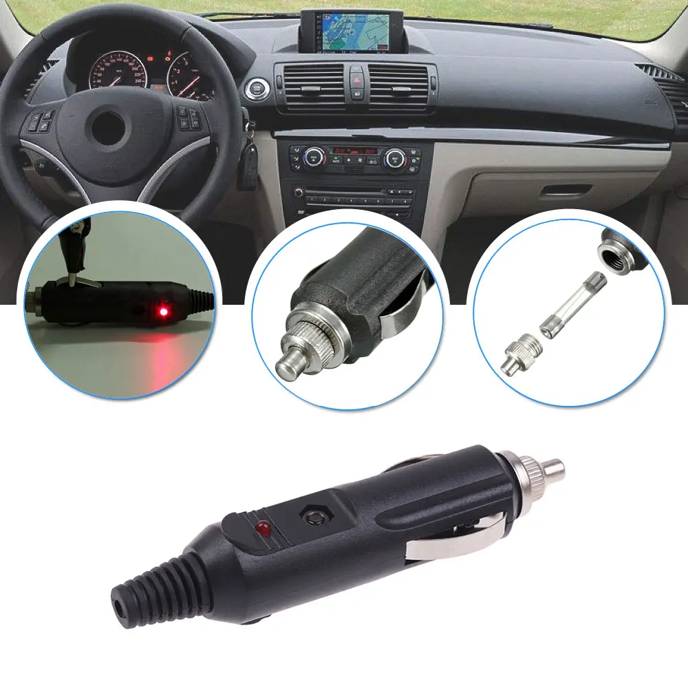 Car Male Cigarette Lighter Socket Converter Plug Plastic And Metal Car Accessories 12V/24V 10A
Car Male Cigarette Lighter Socket Converter Plug Plastic And Metal Car Accessories 12V/24V 10A