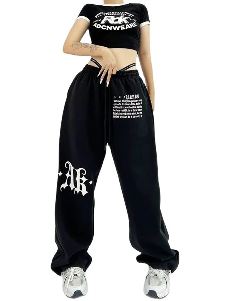 Spring Streetwear Oversize Sweatpants Summer Women Loose High Waist Hip-Hop Loose Pants Printed Dance Harajuku BF Pants
Spring Streetwear Oversize Sweatpants Summer Women Loose High Waist Hip-Hop Loose Pants Printed Dance Harajuku BF Pants