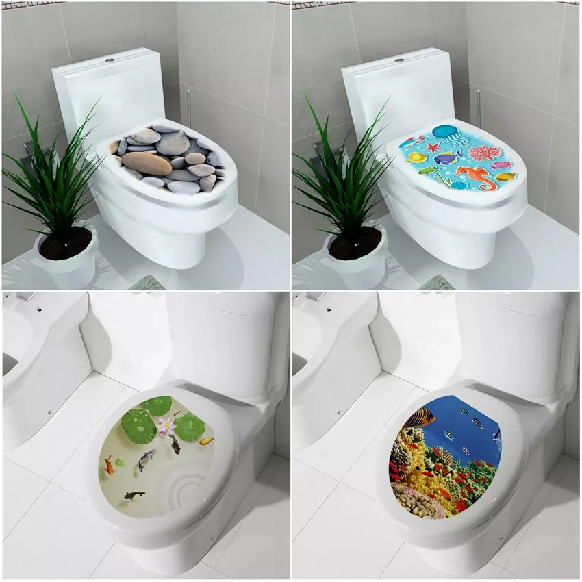 Toilet Sticker Decoration Wallpaper Bathroom Decor Wall Stickers Multiple styles PVC Toilet stickers Home Decor WC
Toilet Sticker Decoration Wallpaper Bathroom Decor Wall Stickers Multiple styles PVC Toilet stickers Home Decor WC
