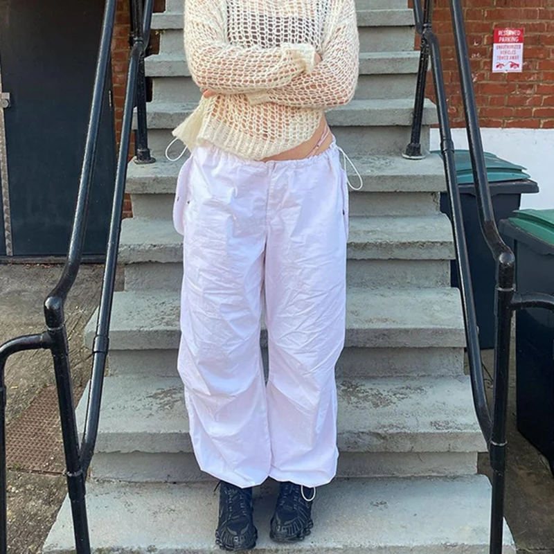 Hippie Loose Cargo Pants Women Autumn Drawstring Low Waist Baggy Trousers Ladies High Street Wide Leg Pants Woman
Hippie Loose Cargo Pants Women Autumn Drawstring Low Waist Baggy Trousers Ladies High Street Wide Leg Pants Woman