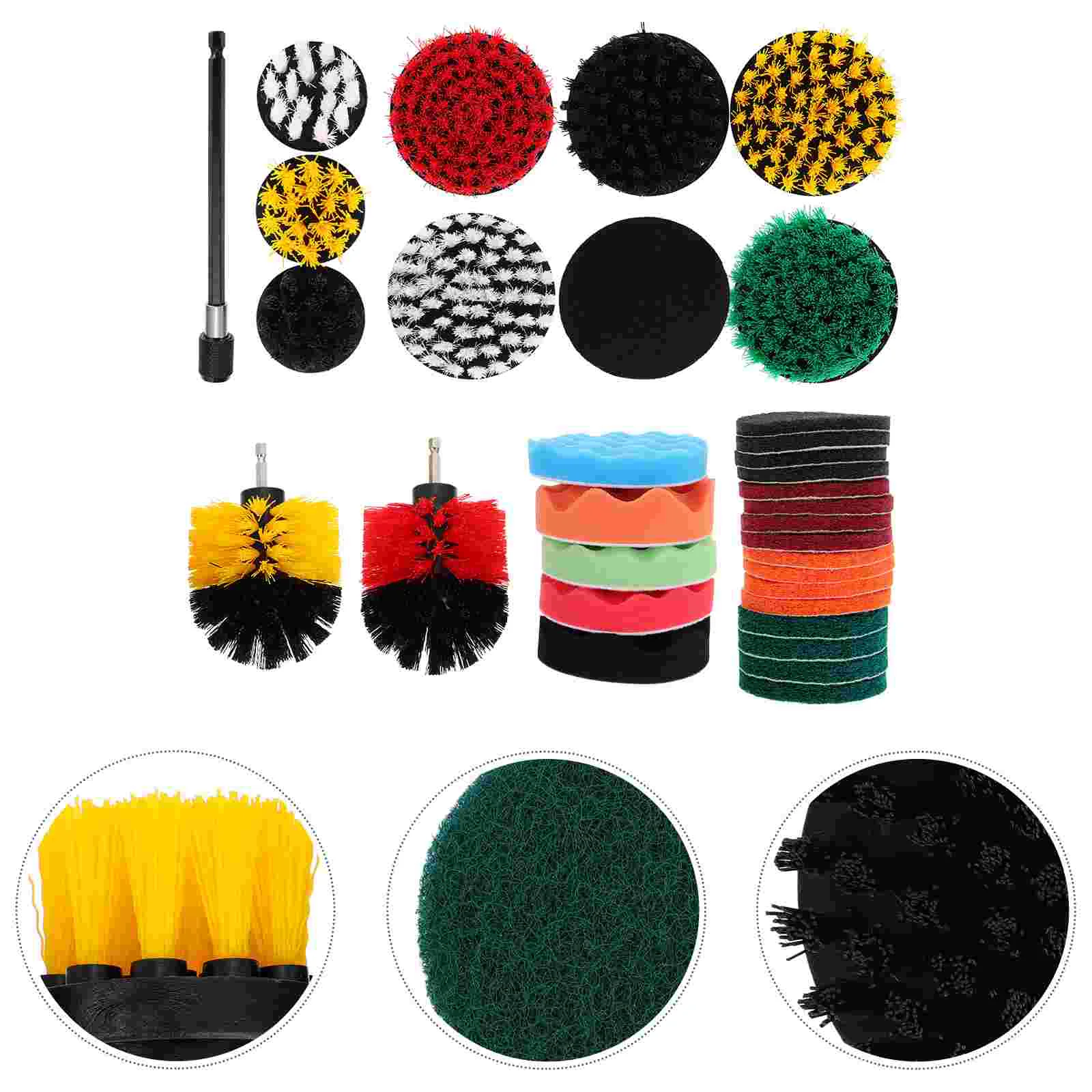Drill Cleaning Brush Brushes Set Kit Sponge Car Buffing Polishing Attachment Dedusting Grout Grinding Pads Longpolish Power
Drill Cleaning Brush Brushes Set Kit Sponge Car Buffing Polishing Attachment Dedusting Grout Grinding Pads Longpolish Power