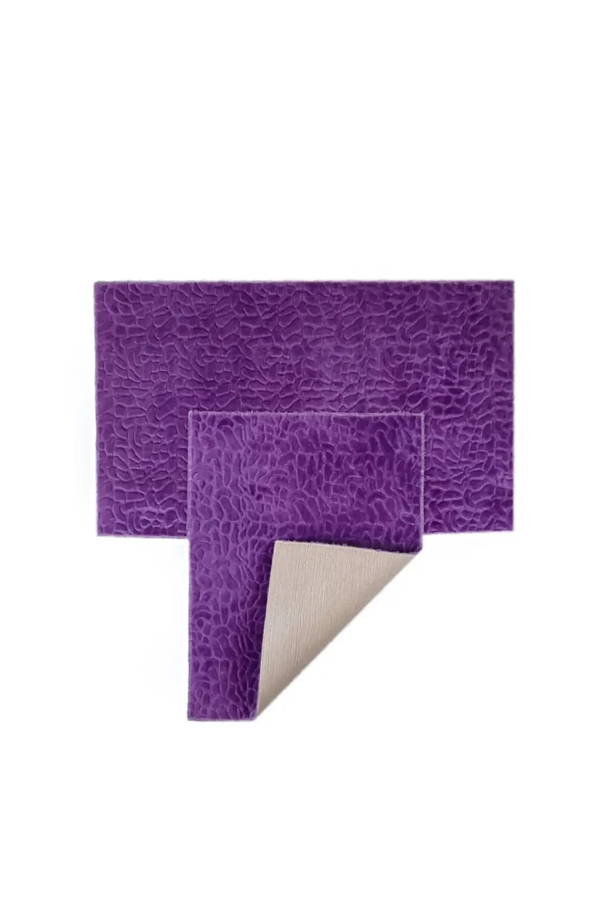 Purple Plush Bath Mat Toilet Seat Pad Slip-Resistant Faux Leather Outsole 100 Acrylic Rug Set 2'li 60x90 Digital printing 100
Purple Plush Bath Mat Toilet Seat Pad Slip-Resistant Faux Leather Outsole 100 Acrylic Rug Set 2'li 60x90 Digital printing 100