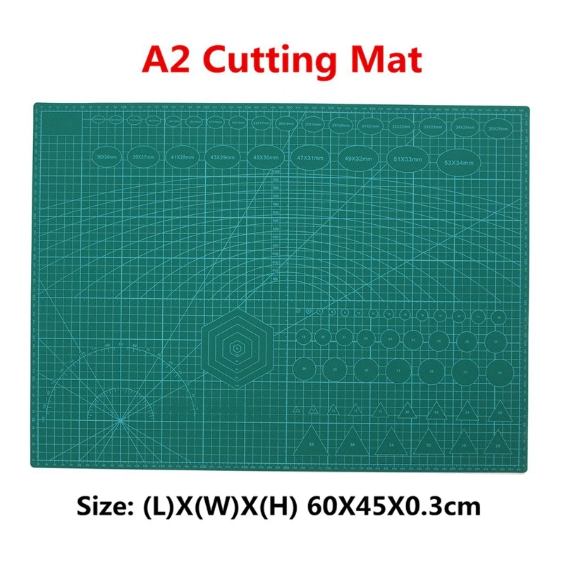 A2 PVC Non Slip Pad Double Printed Self Healing Cutting Mat Craft Quilting Scrapbooking Board Patchwork Fabric Paper Tools
A2 PVC Non Slip Pad Double Printed Self Healing Cutting Mat Craft Quilting Scrapbooking Board Patchwork Fabric Paper Tools