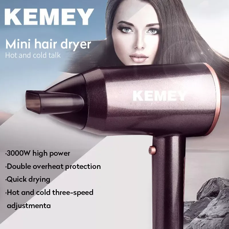 Kemei 3000W Electric Hair Dryer Negative Ion Blow Dryer Professional Hairdryer Hot/Cold Wind With Air Collect
Kemei 3000W Electric Hair Dryer Negative Ion Blow Dryer Professional Hairdryer Hot/Cold Wind With Air Collect