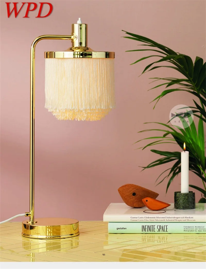 WPD Postmodern Table Lamp Creative Tassel Shade Romantic Desk Light LED Decoration For Home Bedside
WPD Postmodern Table Lamp Creative Tassel Shade Romantic Desk Light LED Decoration For Home Bedside