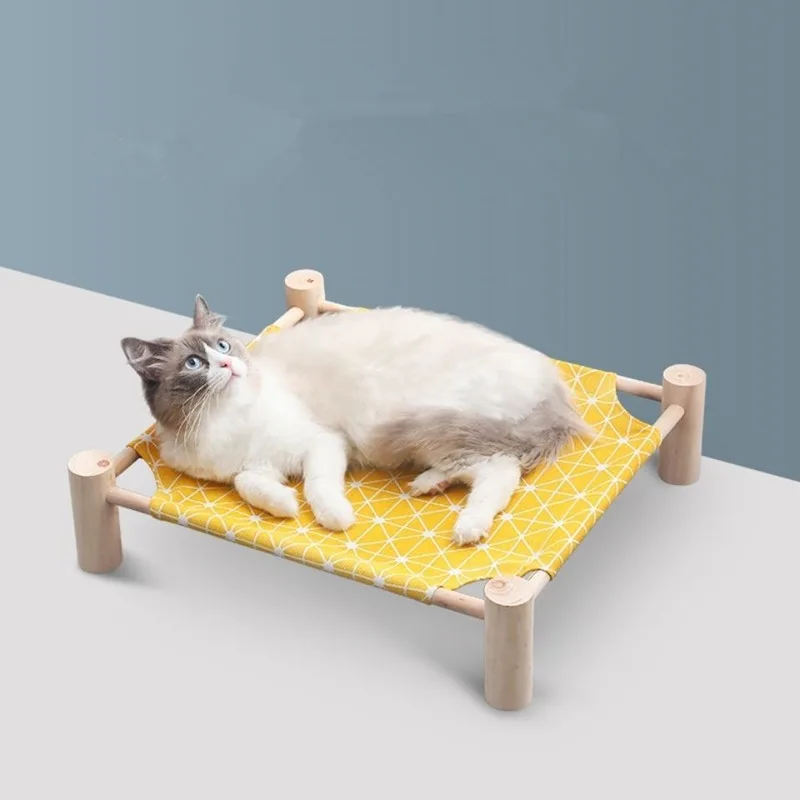 Cat Bed Canvas Heightened Four Seasons Solid Wood Durable Removable and Washable Hammock Cat Dog Universal Pet Mat
Cat Bed Canvas Heightened Four Seasons Solid Wood Durable Removable and Washable Hammock Cat Dog Universal Pet Mat