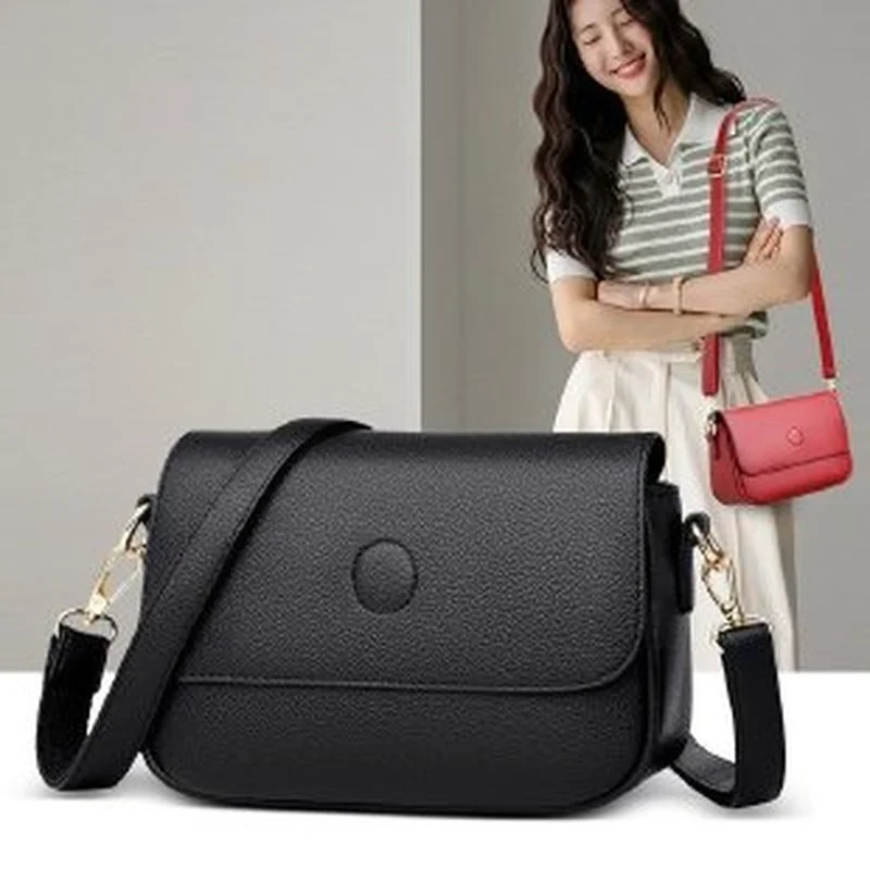 New Fashion Designer Shoulder Bag Women Brand Soft PU Leather Handle Handbag Female Classic Casual Solid Women Crossbody Bag
New Fashion Designer Shoulder Bag Women Brand Soft PU Leather Handle Handbag Female Classic Casual Solid Women Crossbody Bag