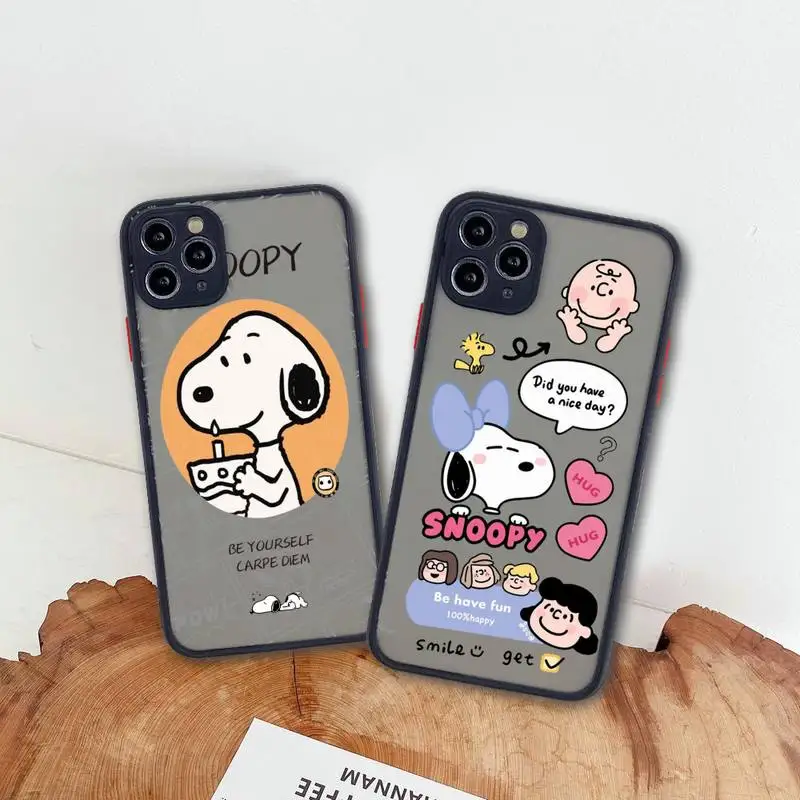 Cute Cartoon Dog Snoopies Phone Case For iphone 14 Plus 13 12 11 Pro Max Mini XS X XR Matte Transparent Cover
Cute Cartoon Dog Snoopies Phone Case For iphone 14 Plus 13 12 11 Pro Max Mini XS X XR Matte Transparent Cover