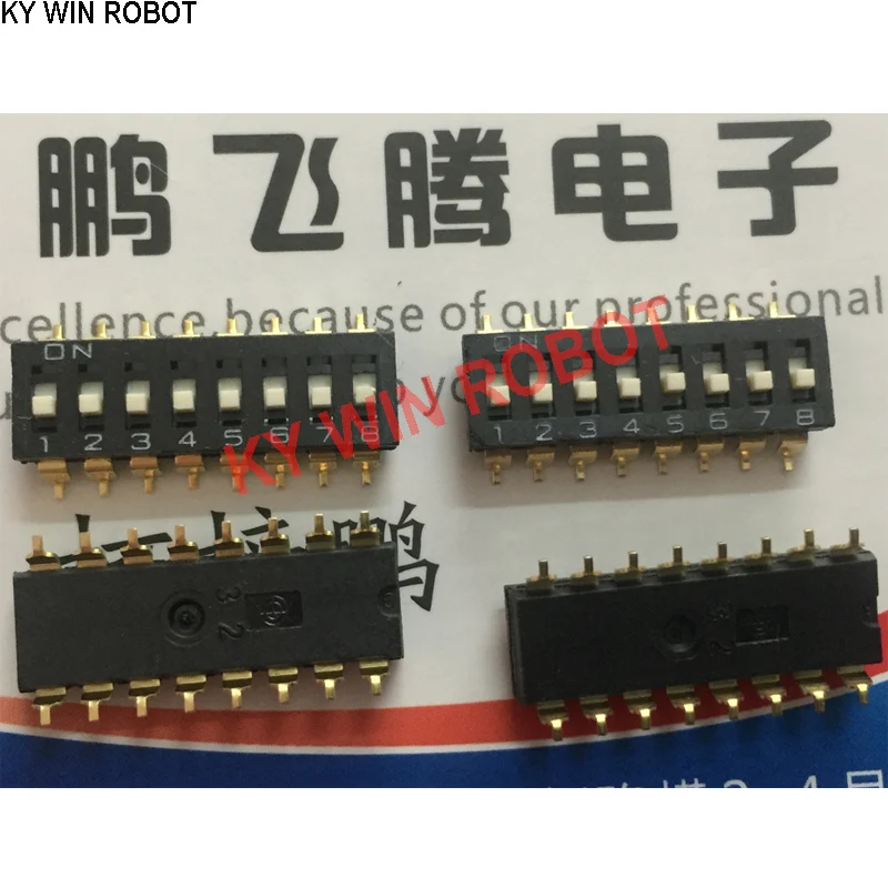 1PCS Imported A6S-8104 dial code switch 8-bit patch 2.54mm key coding toggle switch
1PCS Imported A6S-8104 dial code switch 8-bit patch 2.54mm key coding toggle switch
