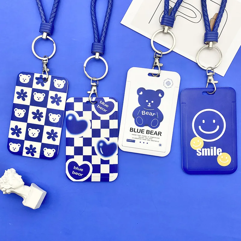 Blue Plaid Bear Cartoon Card Cover ID Card Protective Sleeve ABS Plastic Student Card Bus Card Bank Credit Card Holder
Blue Plaid Bear Cartoon Card Cover ID Card Protective Sleeve ABS Plastic Student Card Bus Card Bank Credit Card Holder