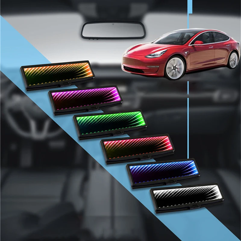 Car Indoor 3D Rearview Mirror Lighted LED Large Field Of View Car Indoor Rearview Mirror Flat Mirror Reflector Ambient Light
Car Indoor 3D Rearview Mirror Lighted LED Large Field Of View Car Indoor Rearview Mirror Flat Mirror Reflector Ambient Light