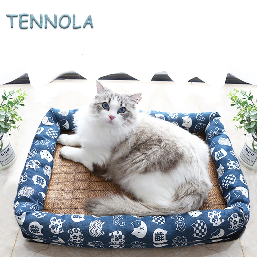 Square Cat Mat Cat Cushion Summer Breatnable Puppy Sleep Nest for Small Medium Large Dog Cat Cooling Rattan Matress Pet Kennel
Square Cat Mat Cat Cushion Summer Breatnable Puppy Sleep Nest for Small Medium Large Dog Cat Cooling Rattan Matress Pet Kennel