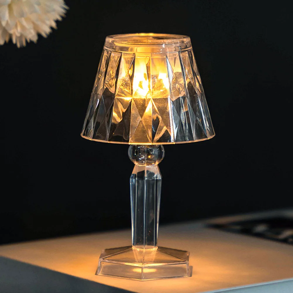 Mini Diamond Table Lamp Projection Acrylic Decoration Desk Lamps For Bedroom Bar Crystal Lighting Atmosphere LED Night Light
Mini Diamond Table Lamp Projection Acrylic Decoration Desk Lamps For Bedroom Bar Crystal Lighting Atmosphere LED Night Light