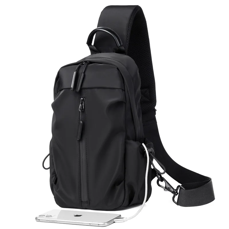 Oxford Chest Bag Men Multifunction Shoulder Crossbody USB Charging Chest Pack
Oxford Chest Bag Men Multifunction Shoulder Crossbody USB Charging Chest Pack