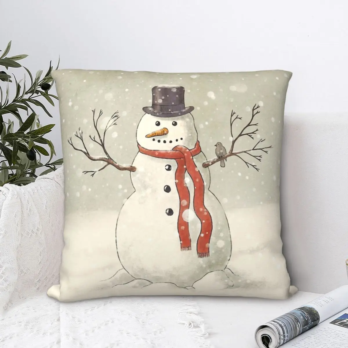 The Snowman Throw Pillow Case Backpack Cojines Covers DIY Printed Soft Home Decor
The Snowman Throw Pillow Case Backpack Cojines Covers DIY Printed Soft Home Decor