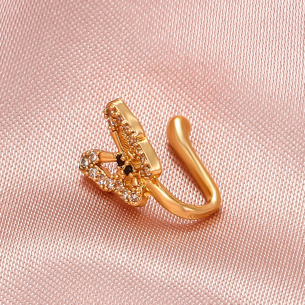 Crystal Butterfly Fake Piercing Nose Ring Clip For Women Girl Indian Style Nose Rings & Studs Non Piercing Body Jewelry O611
Crystal Butterfly Fake Piercing Nose Ring Clip For Women Girl Indian Style Nose Rings & Studs Non Piercing Body Jewelry O611