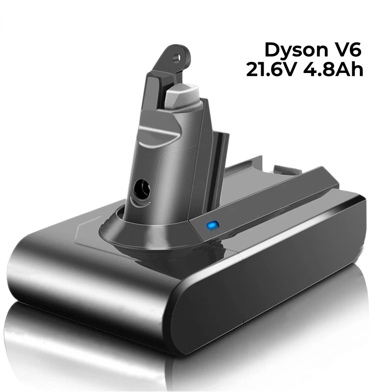 Replacement Dyson V6 Battery 4800mAh 21.6v for Dyson V6 DC58 DC59 DC72 Series Absolute Animal Motorhead Slim SV03 SV04 SV05
Replacement Dyson V6 Battery 4800mAh 21.6v for Dyson V6 DC58 DC59 DC72 Series Absolute Animal Motorhead Slim SV03 SV04 SV05