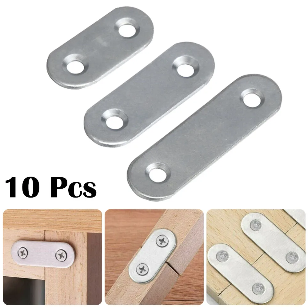 10Pcs Stainless-Steel 37/47/56x16mm Flat Corner Brackets Mending Repairing Plate Connection Plate Furniture Hardware Repair Tool
10Pcs Stainless-Steel 37/47/56x16mm Flat Corner Brackets Mending Repairing Plate Connection Plate Furniture Hardware Repair Tool