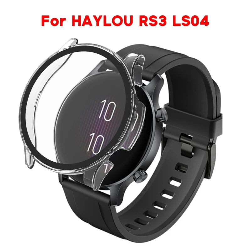 Protective Cover Compatible For RS3 LS04 Waterproof Screen Protector-Shell Frame Smartwatch One-piece Housing Glass Film