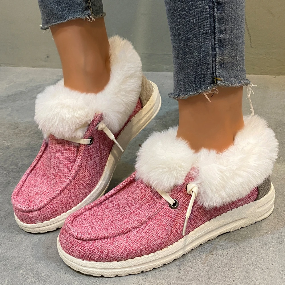 

Women Winter Boots 2023 Thickening Plush Warm Snow Boots Female Cotton Shoes for Women Boots Slip on Winter Shoes Botas Mujer