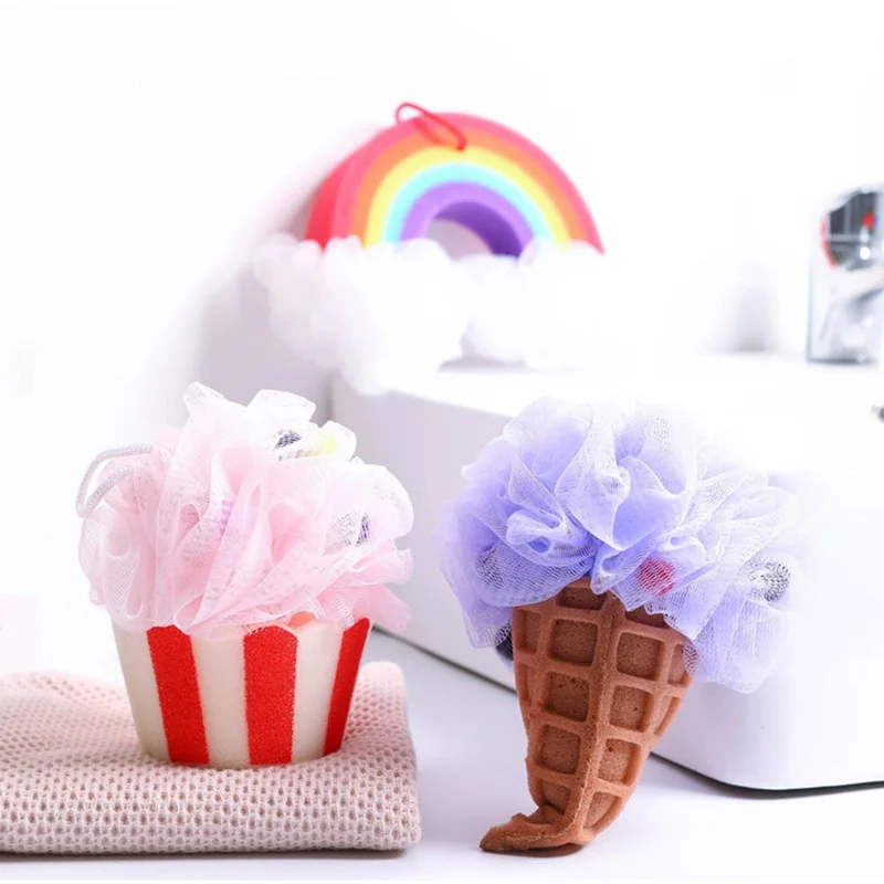 Bath Shower Sponge Balls Ice Cream Shape Bathing Sponge Cleaning Shower Scrubber
Bath Shower Sponge Balls Ice Cream Shape Bathing Sponge Cleaning Shower Scrubber