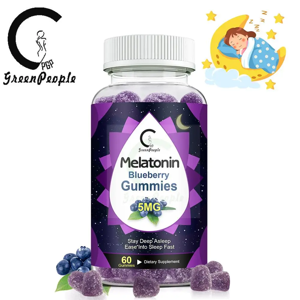 Greenpeople Blueberry Melatonin Gummies 5mg Vitamin B6 Sleep Aid Antioxidant Rich in Vitamin A&C Protects Eyes Enhances Immune
Greenpeople Blueberry Melatonin Gummies 5mg Vitamin B6 Sleep Aid Antioxidant Rich in Vitamin A&C Protects Eyes Enhances Immune