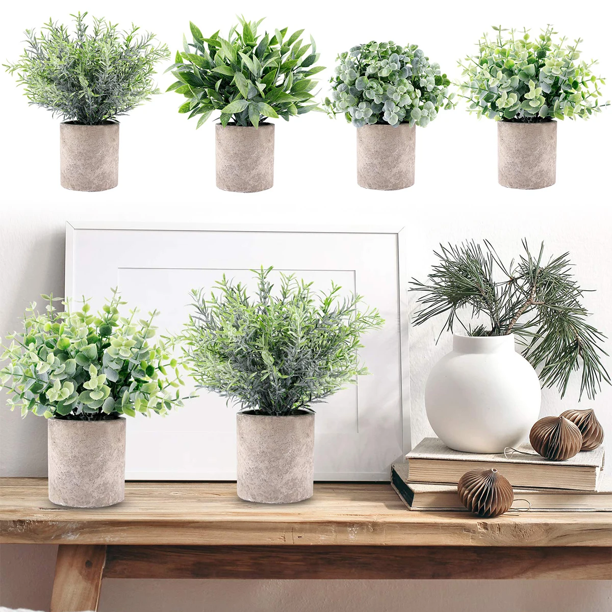 4Pcs Artificial Potted Plant Fake Mini Plant Reusable Plastic Small Potted Greenery Decor Faux Plants Realistic Lifelike Fake
4Pcs Artificial Potted Plant Fake Mini Plant Reusable Plastic Small Potted Greenery Decor Faux Plants Realistic Lifelike Fake