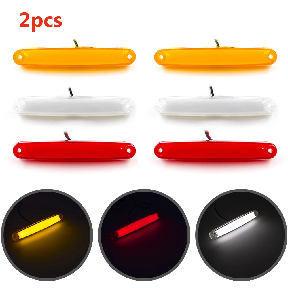 Pair 9 LED 12V 24V Truck Trailer Side Marker Turn Signal Light Clearance Rear Warning Tail Lamp Indicator Waterproof
Pair 9 LED 12V 24V Truck Trailer Side Marker Turn Signal Light Clearance Rear Warning Tail Lamp Indicator Waterproof
