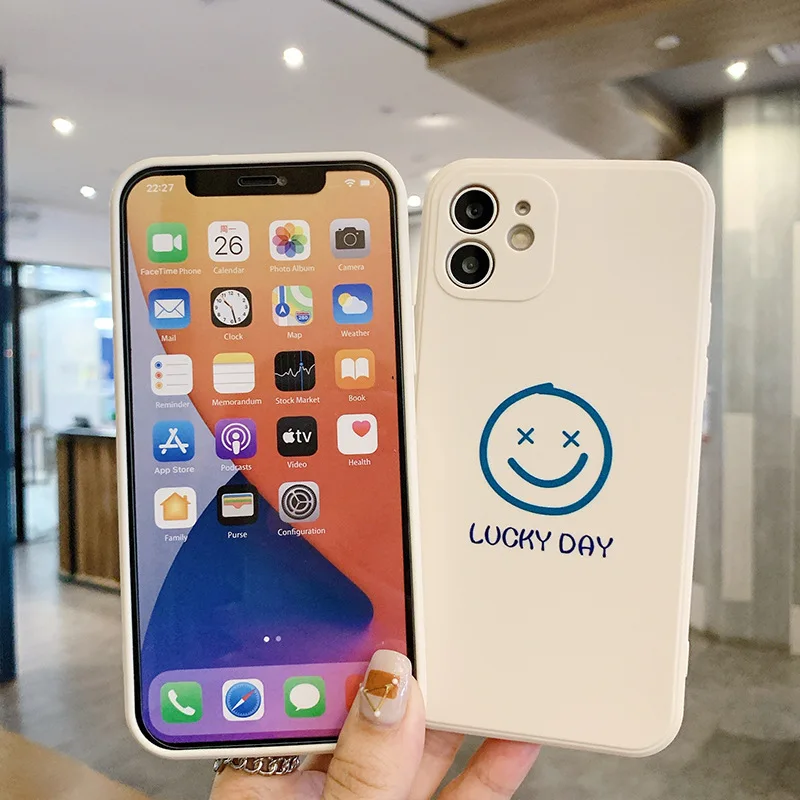 Cute Cartoon smiley Phone Case For iPhone 12 13 Pro Max Mini 11 Pro Max X XR XS MAX SE 2020 8 7 Plus 6 6S Plus 2022 Back Cover
Cute Cartoon smiley Phone Case For iPhone 12 13 Pro Max Mini 11 Pro Max X XR XS MAX SE 2020 8 7 Plus 6 6S Plus 2022 Back Cover