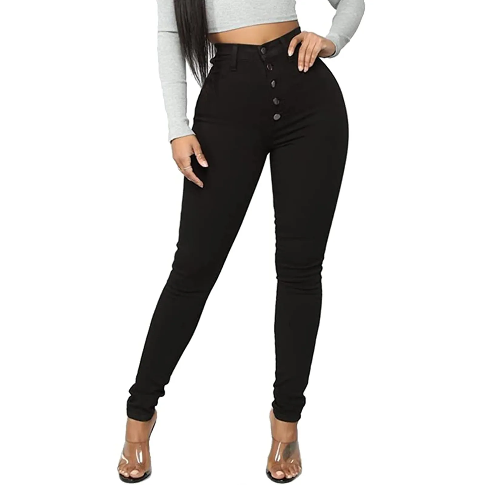Women Sport Trouser High Waist Stretch Jean 5 Button Push Up Butt Lifting Skinny Sexy Colombian Jeans Pant Pant
Women Sport Trouser High Waist Stretch Jean 5 Button Push Up Butt Lifting Skinny Sexy Colombian Jeans Pant Pant