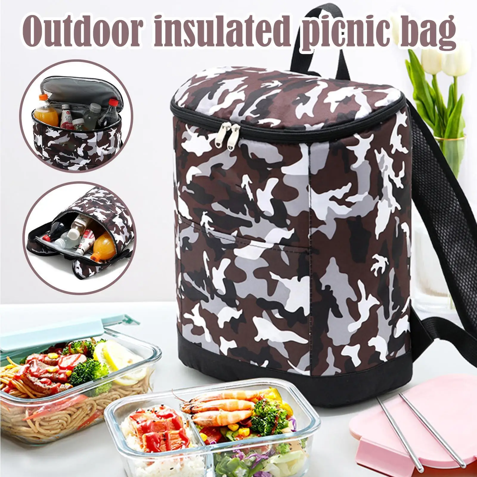 Outdoor Insulated Picnic Bag Camouflage Shoulders EVA Waterproof Bag Red Bag Ice Wine G2Q3
Outdoor Insulated Picnic Bag Camouflage Shoulders EVA Waterproof Bag Red Bag Ice Wine G2Q3