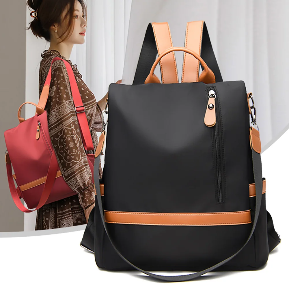 Women Nylon Zipper Backpack Multi-pocket Large Capacity School BagAnti-theft Rucksack College GirlWear-Resistant Laptop Bag
Women Nylon Zipper Backpack Multi-pocket Large Capacity School BagAnti-theft Rucksack College GirlWear-Resistant Laptop Bag