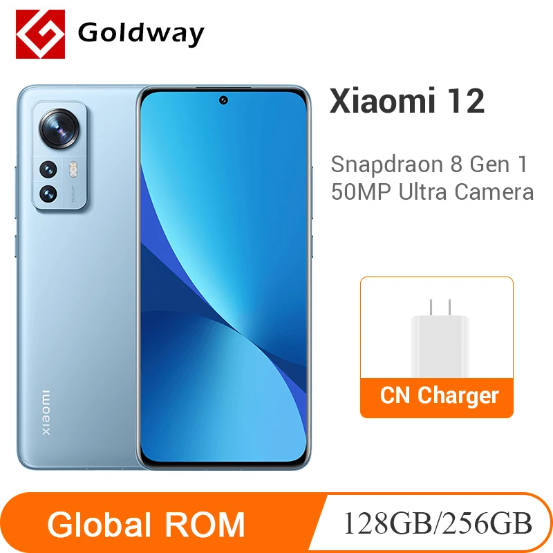 Xiaomi Mi 12 с глобальной прошивкой Snapdragon 8 Gen 1 тройная камера 50 МП киберфокус экран 6 28