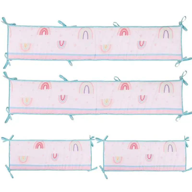 Crib Liner Bumper Pads Mesh Crib Liner 4pcs/Set Four-Sided Side Padding Bumpers Protective Crib Pads For Newborn For Baby
Crib Liner Bumper Pads Mesh Crib Liner 4pcs/Set Four-Sided Side Padding Bumpers Protective Crib Pads For Newborn For Baby