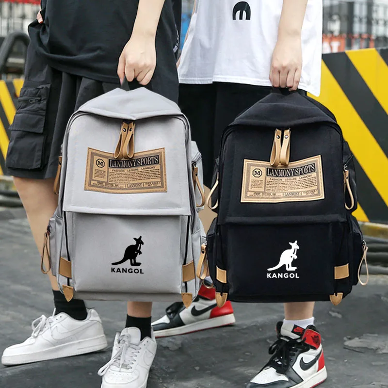 Kangol Large-Capacity Backpack Backpack Unisex Women Men Backpack Canvas Waterproof Outdoor Travel Bag
Kangol Large-Capacity Backpack Backpack Unisex Women Men Backpack Canvas Waterproof Outdoor Travel Bag