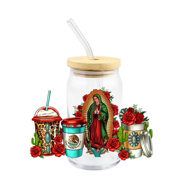 Jesus Sticker UV DTF Transfer GOD For Wraps 16OZ GALSS Cups RED FLOWER High Temperature Resistance DIY Waterproof Custom Decals
Jesus Sticker UV DTF Transfer GOD For Wraps 16OZ GALSS Cups RED FLOWER High Temperature Resistance DIY Waterproof Custom Decals
