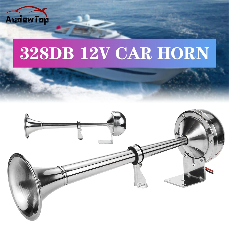 328DB Car Horn Super Loud 12V Single Trumpet Air Horn Compressor for Car Truck Boat Train Horn Hooter For Auto Sound Signal
328DB Car Horn Super Loud 12V Single Trumpet Air Horn Compressor for Car Truck Boat Train Horn Hooter For Auto Sound Signal