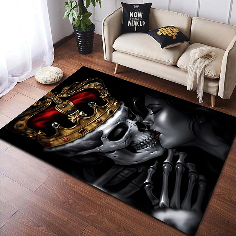 Vintage Ornamental Skulls Rose Pattern Carpet for Living Room Rugs Camping Stranger Things Picnic Mat Anti-Slip E-sports Rug
Vintage Ornamental Skulls Rose Pattern Carpet for Living Room Rugs Camping Stranger Things Picnic Mat Anti-Slip E-sports Rug