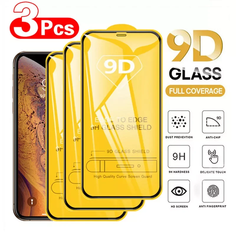 Закаленное стекло 9D для защиты экрана мобильного телефона, защитное стекло с полным покрытием для iPhone 11, 12, 13, Mini Pro Max, X, Xr, Xs Max, 7, 8, 6S Plus, SE2020, 3 ш...
Закаленное стекло 9D для защиты экрана мобильного телефона, защитное стекло с полным покрытием для iPhone 11, 12, 13, Mini Pro Max, X, Xr, Xs Max, 7, 8, 6S Plus, SE2020, 3 ш...