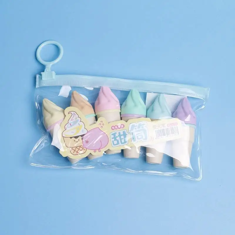 Набор текстовыделителей "Мороженое", 6 штук
Набор текстовыделителей "Мороженое", 6 штук