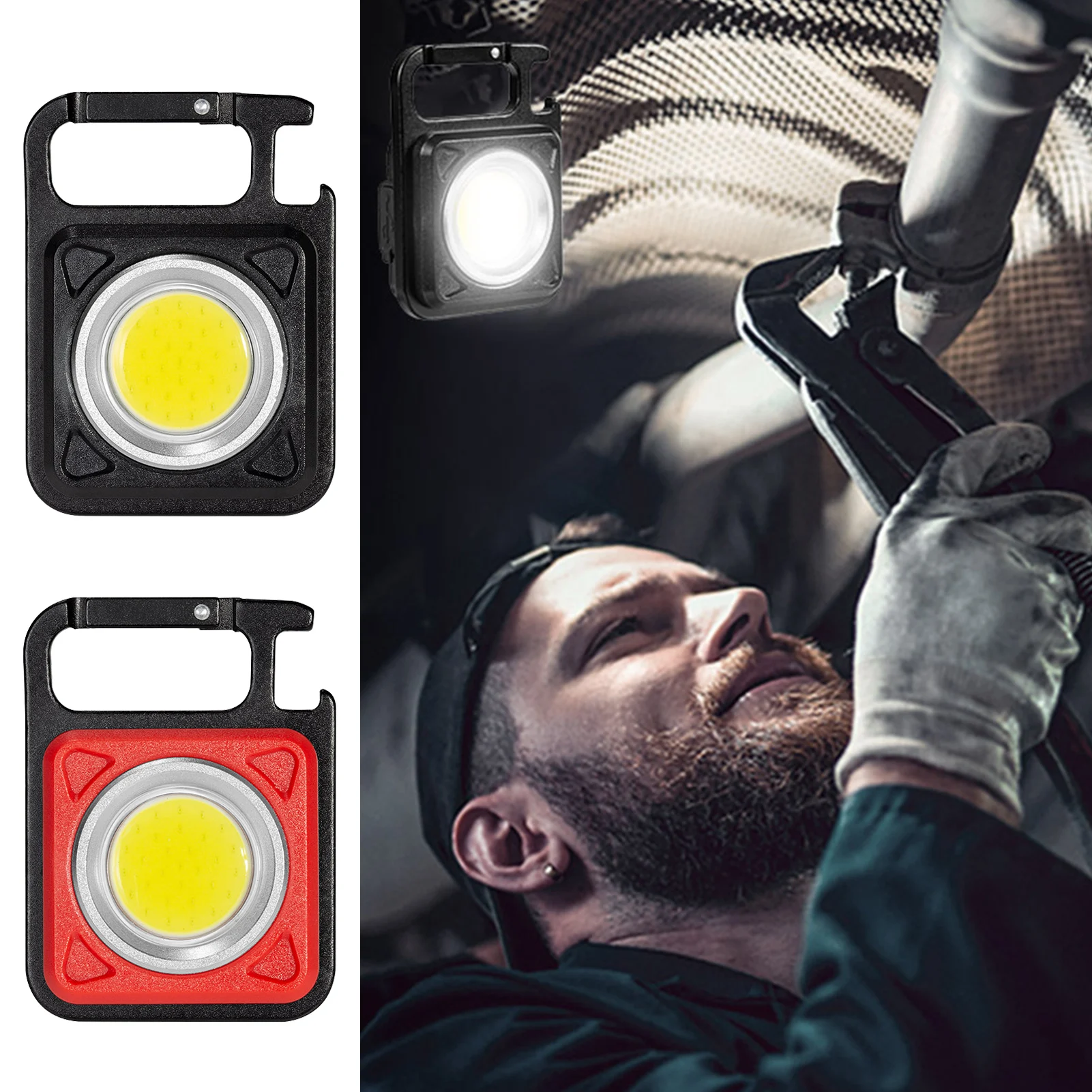 500Lumens Bright Rechargeable Keychain Mini Flashlight Portable Pocket Light With Collapsible Bracket For Car Interior
500Lumens Bright Rechargeable Keychain Mini Flashlight Portable Pocket Light With Collapsible Bracket For Car Interior