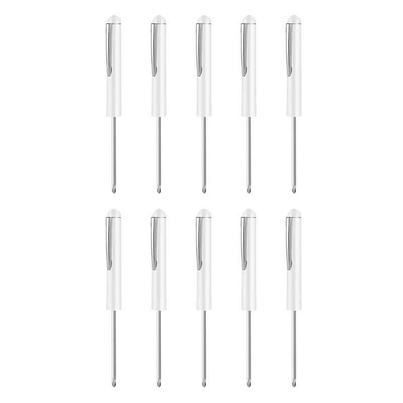 10PCS Pocket Screwdriver Mini Slotted And Cross Head Magnetic Screw Driver Tools For Mechanical Electrician White 
10PCS Pocket Screwdriver Mini Slotted And Cross Head Magnetic Screw Driver Tools For Mechanical Electrician White