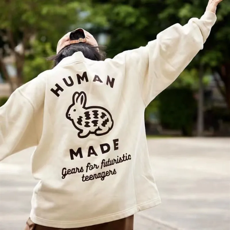 Human Made Cardigan Rabbit Fashion Sweatshirts Men 1:1 Best Quality Human Made Women Vintage Crewneck Coat Mens Clothing
Human Made Cardigan Rabbit Fashion Sweatshirts Men 1:1 Best Quality Human Made Women Vintage Crewneck Coat Mens Clothing
