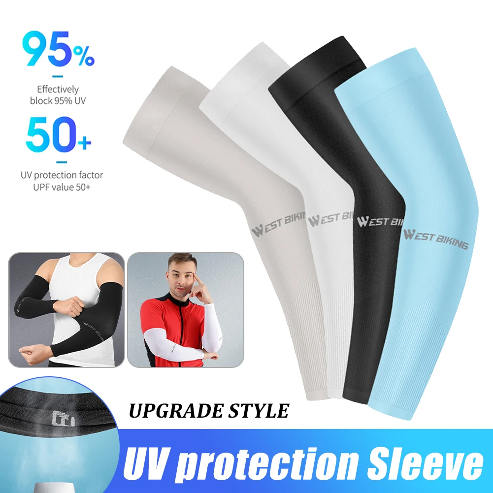 Anti-UV Ice Silk UPF50+ Cycling Arm Sleeves Breathable Sunscreen Sleeve Unisex for MTB Road Bikes Fitness Cycling Outdoor Sports
Anti-UV Ice Silk UPF50+ Cycling Arm Sleeves Breathable Sunscreen Sleeve Unisex for MTB Road Bikes Fitness Cycling Outdoor Sports