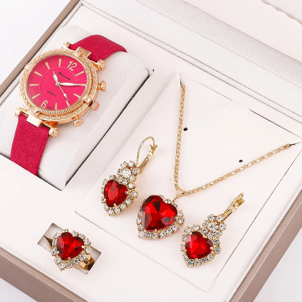 Women's Watch Luxury Fine Ladies WristWatch Present Set Necklace Female's Ring Earring Gift(NO BOX)
Women's Watch Luxury Fine Ladies WristWatch Present Set Necklace Female's Ring Earring Gift(NO BOX)